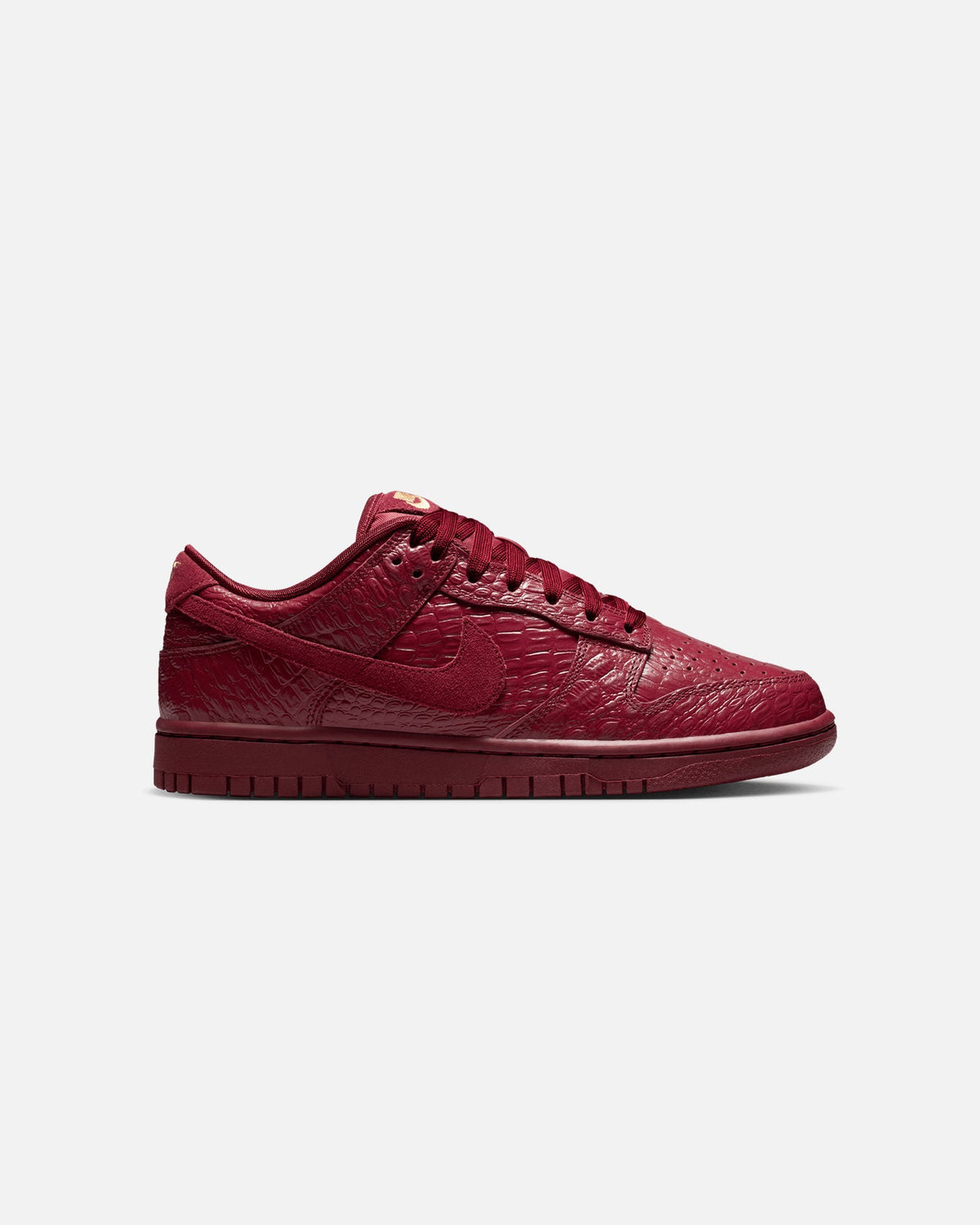 Nike Authentic Nike Women's Dunk Low "Croc Skin" Team Red