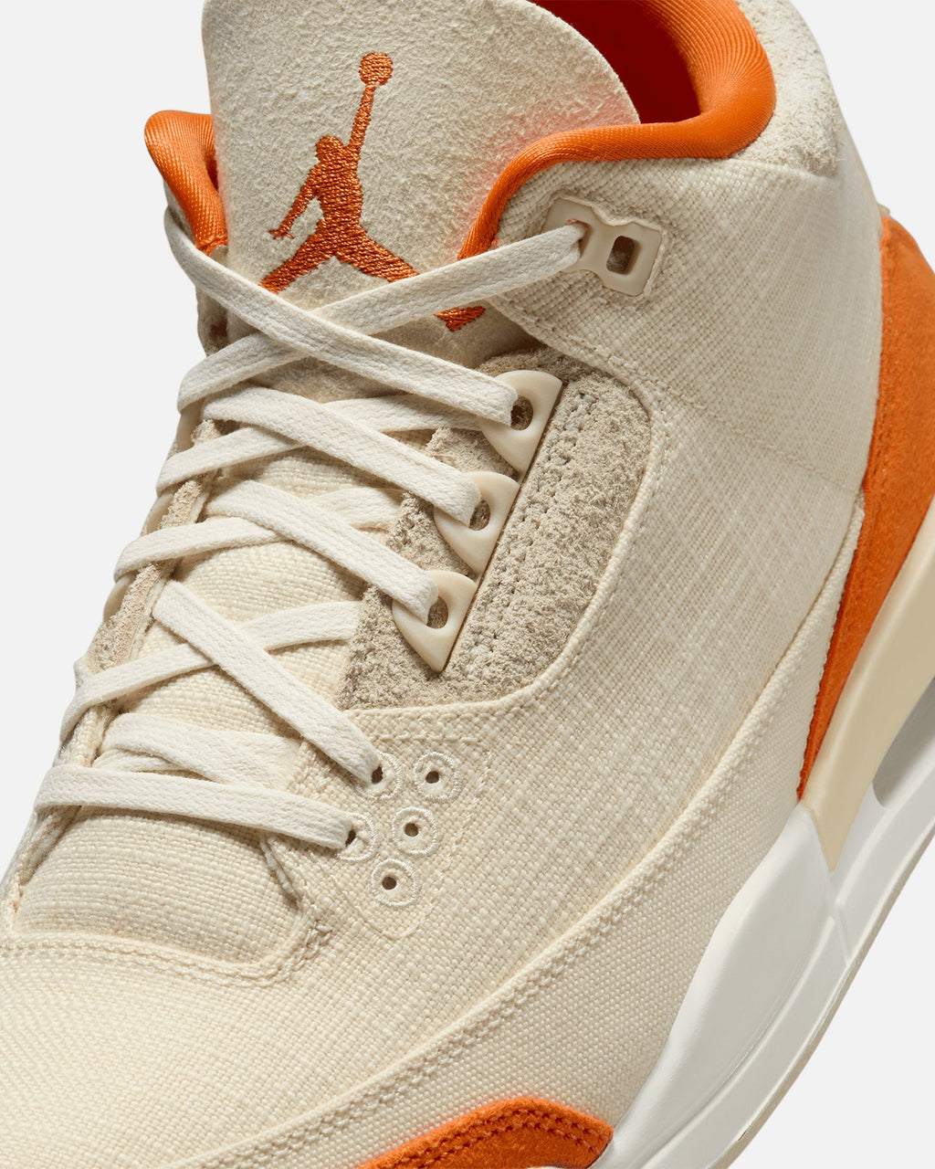 JORDAN Original Jordan Women's Air Jordan 3 Retro "Starfish" Fossil Grey/Starfish-Sail
