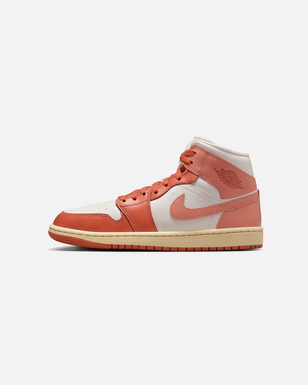 JORDAN Jordan Women's Air Jordan 1 Mid Sail/Lt Madder Root