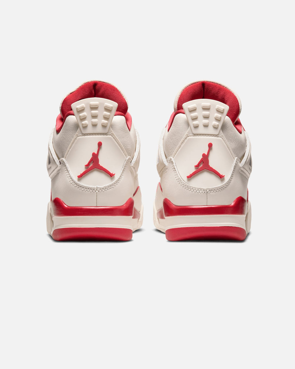 JORDAN Premium Jordan Women's Air Jordan 4 Retro "Pale Ivory and Tough Red" Pale Ivory