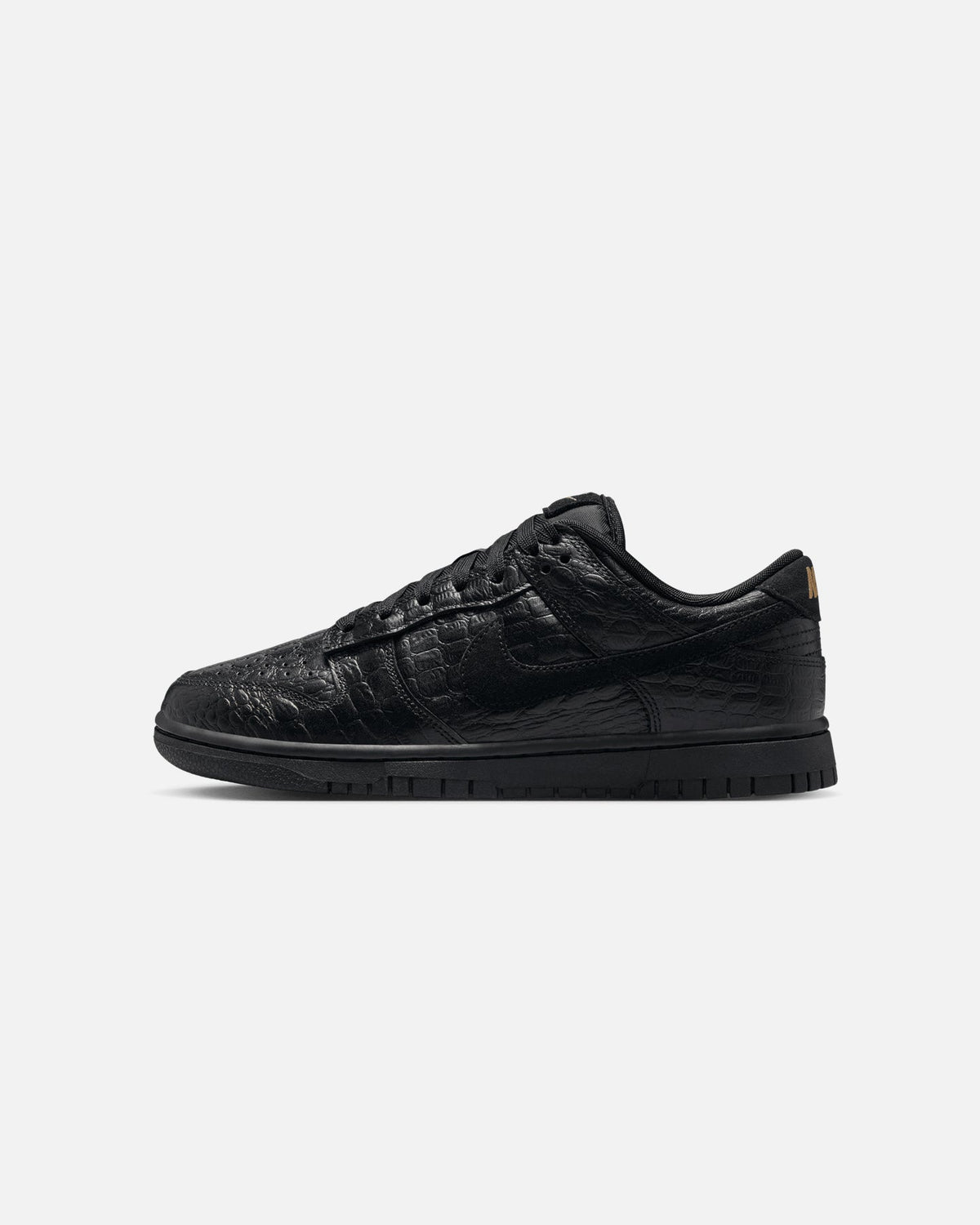 Nike Nike Women's Dunk Low "Croc Skin" Black/Black