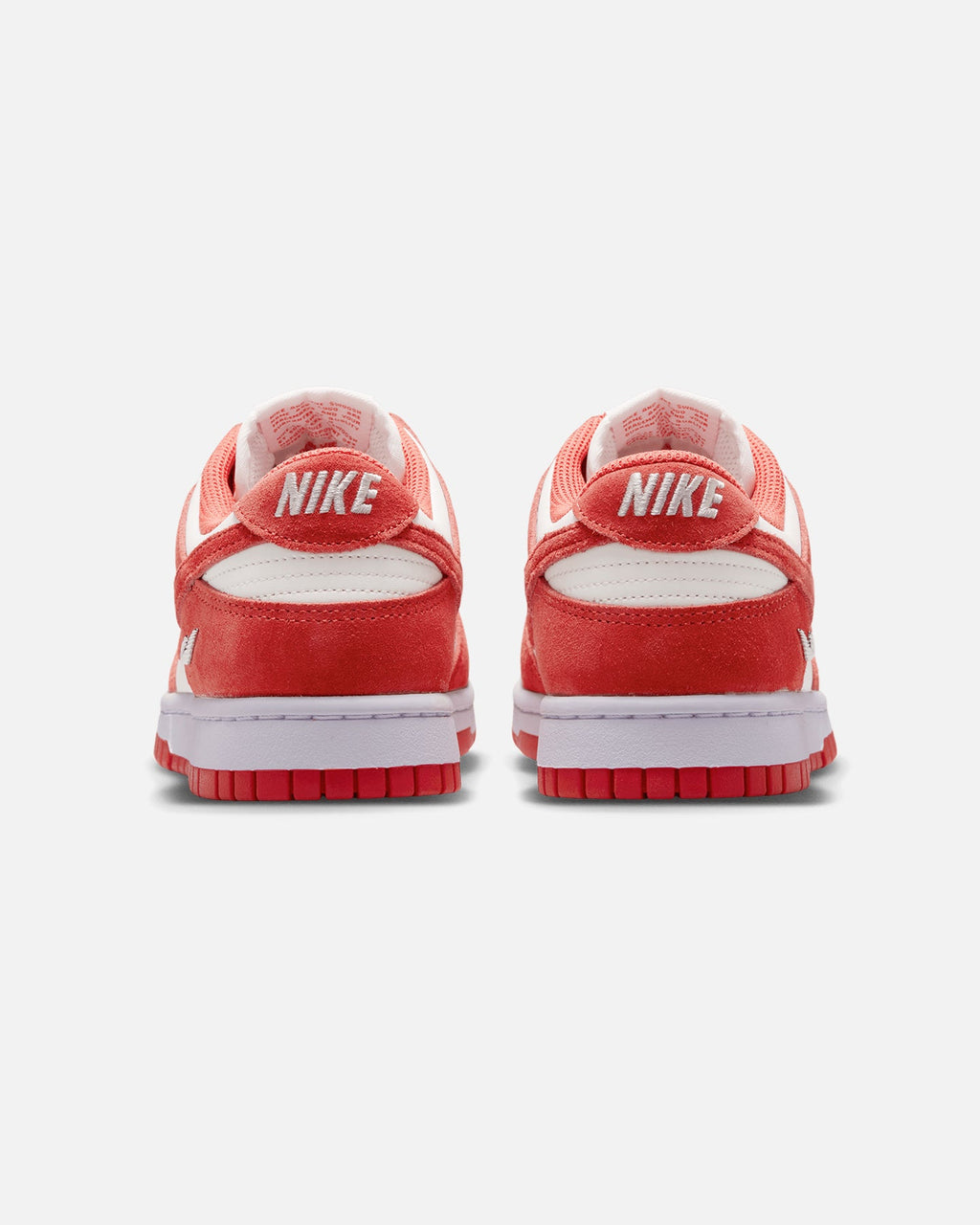Nike Official Nike Women's Dunk Low Suede Sail/Lt Crimson-White-Metallic Silver