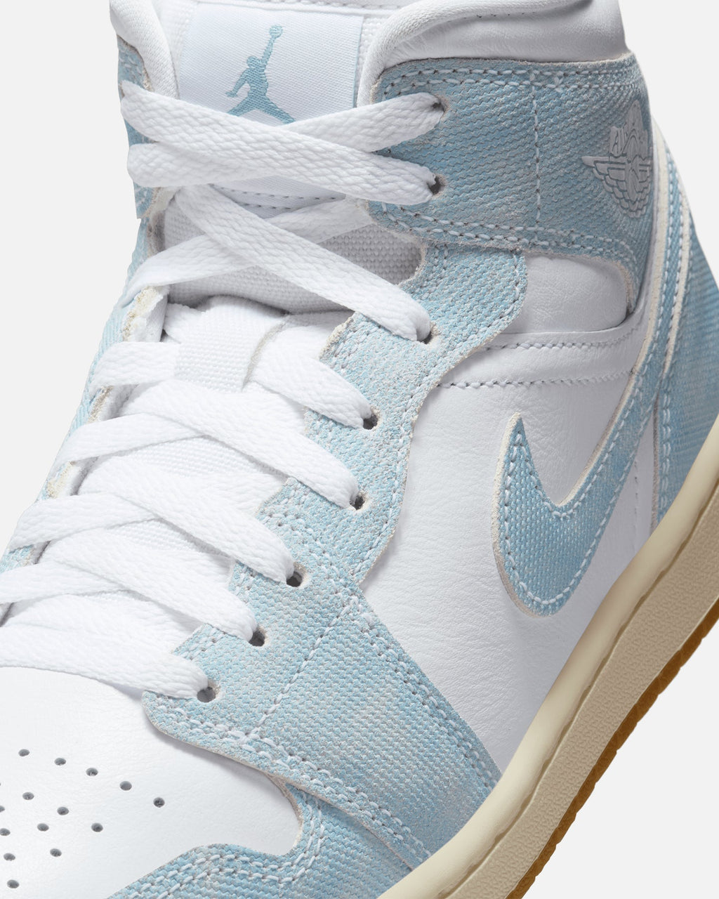 JORDAN Premium Jordan Women's Air Jordan 1 Mid SE "Denim" Blue/Gum