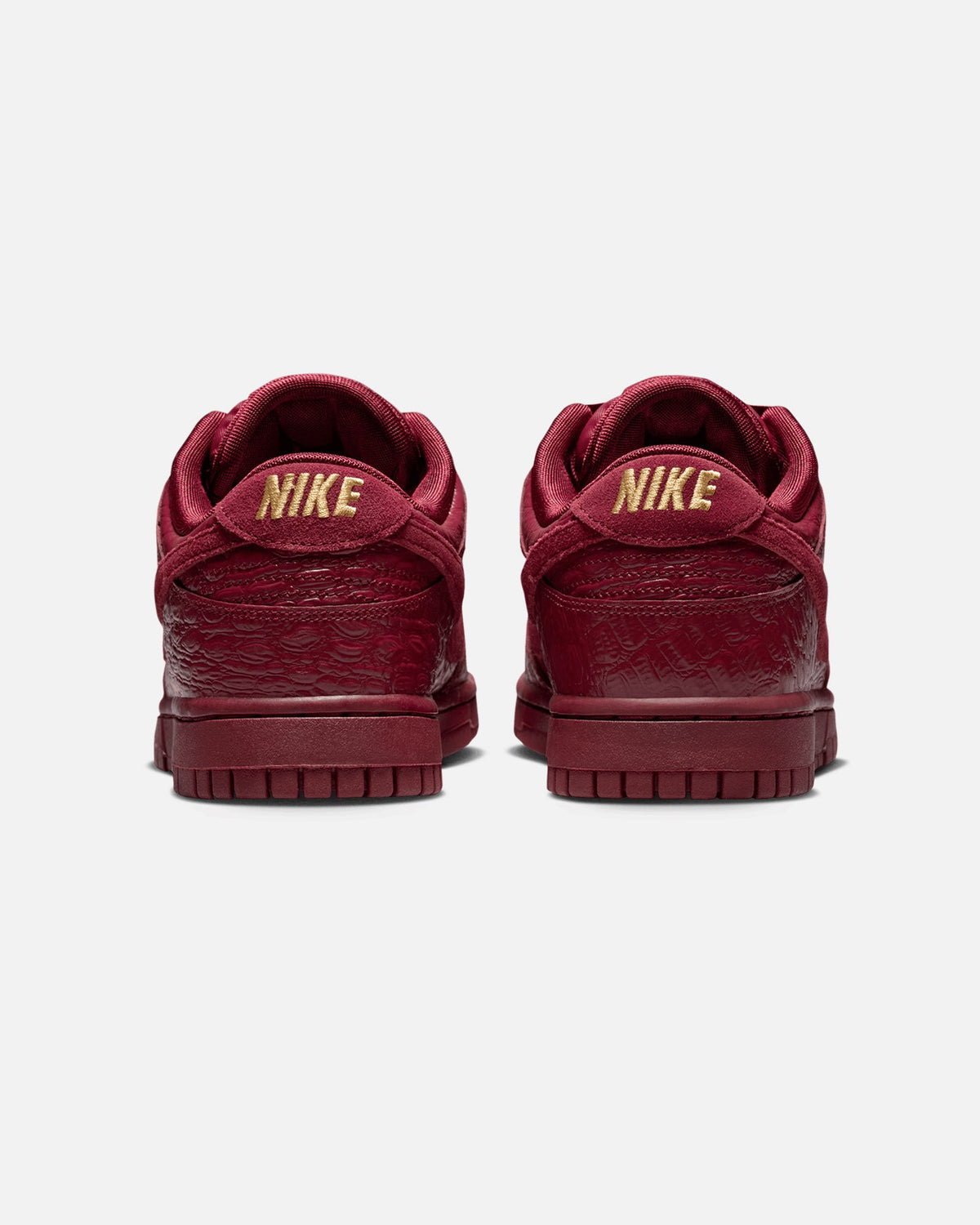 Nike Authentic Nike Women's Dunk Low "Croc Skin" Team Red