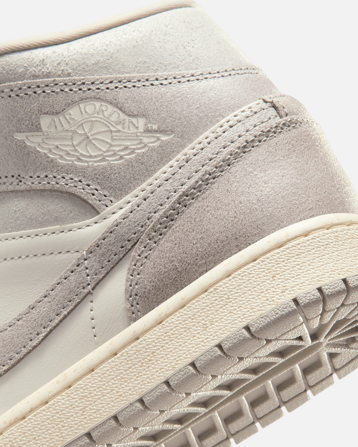 JORDAN Nike Women's Air Jordan 1 Mid SE Light Iron Ore/Pale Ivory/Oatmeal/Enigma Stone