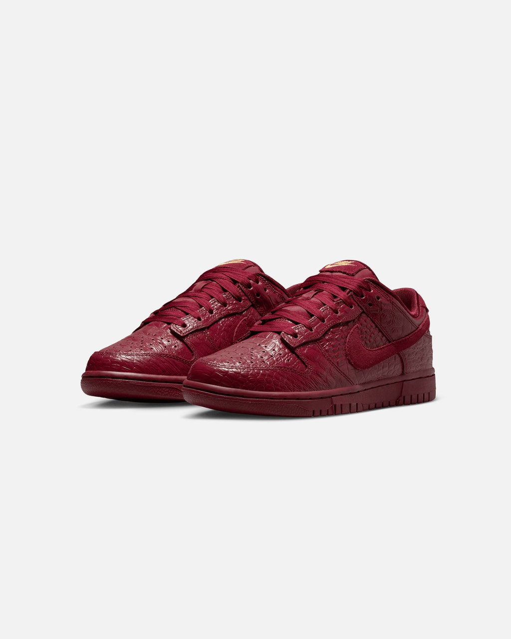 Nike Authentic Nike Women's Dunk Low "Croc Skin" Team Red