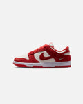 Nike Official Nike Women's Dunk Low Suede Sail/Lt Crimson-White-Metallic Silver